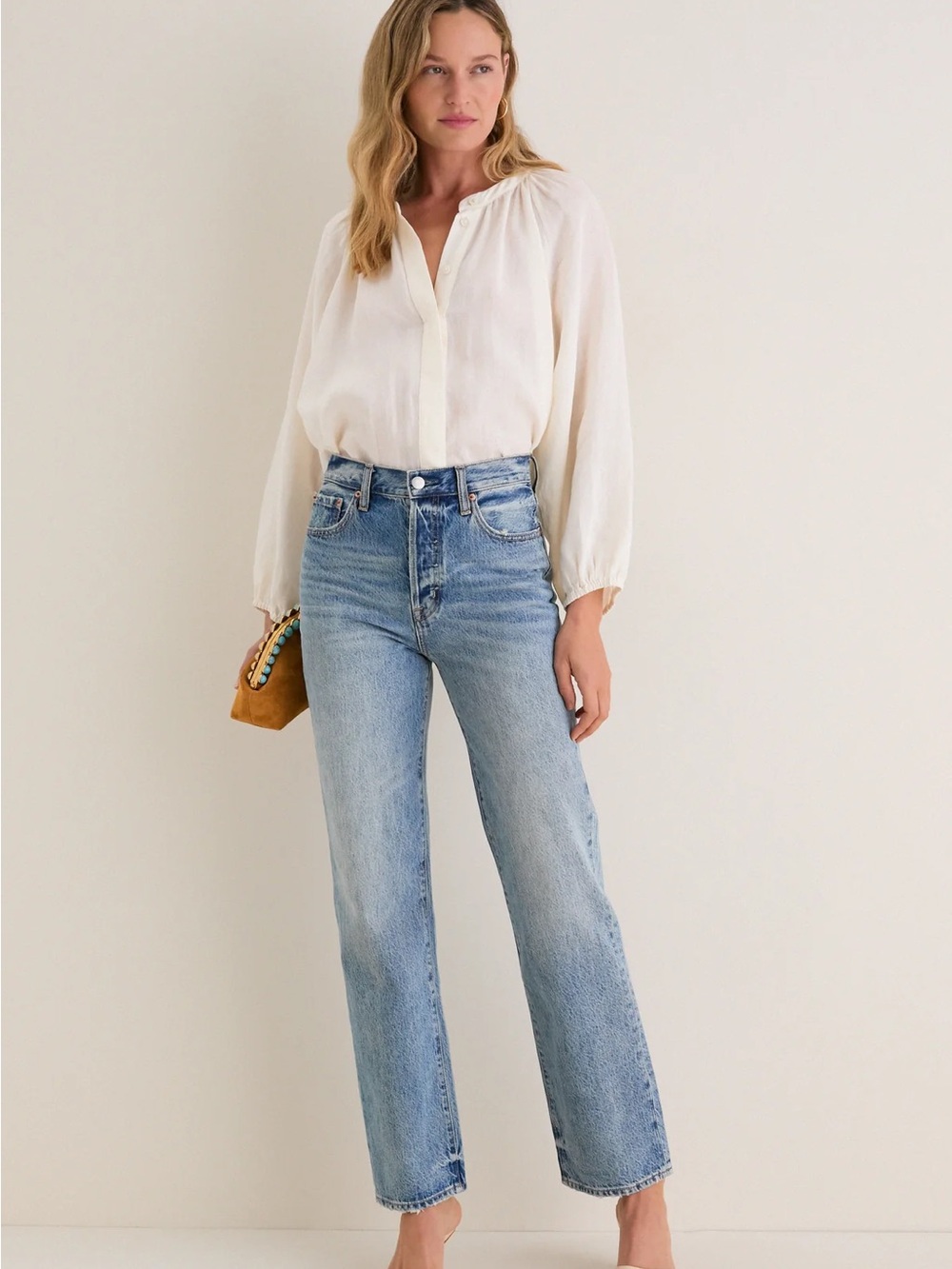 Pistola Cassie in Serpentine Vintage - Super High Rise Straight Jeans size 25 - Picture 8 of 8